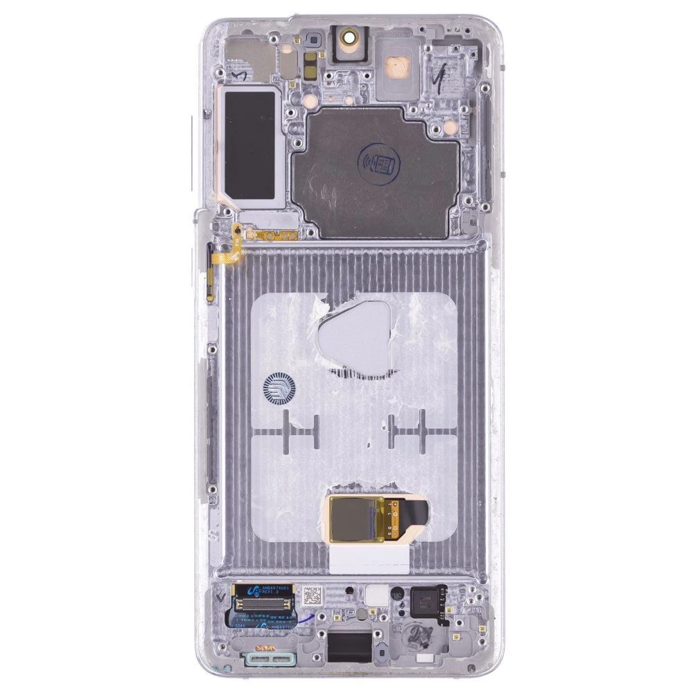 Дисплей для Samsung G996 Galaxy S21+ + тачскрин (серебристый) (в рамке) (ORIG100) (возможен дефект ЛКП) фото №2