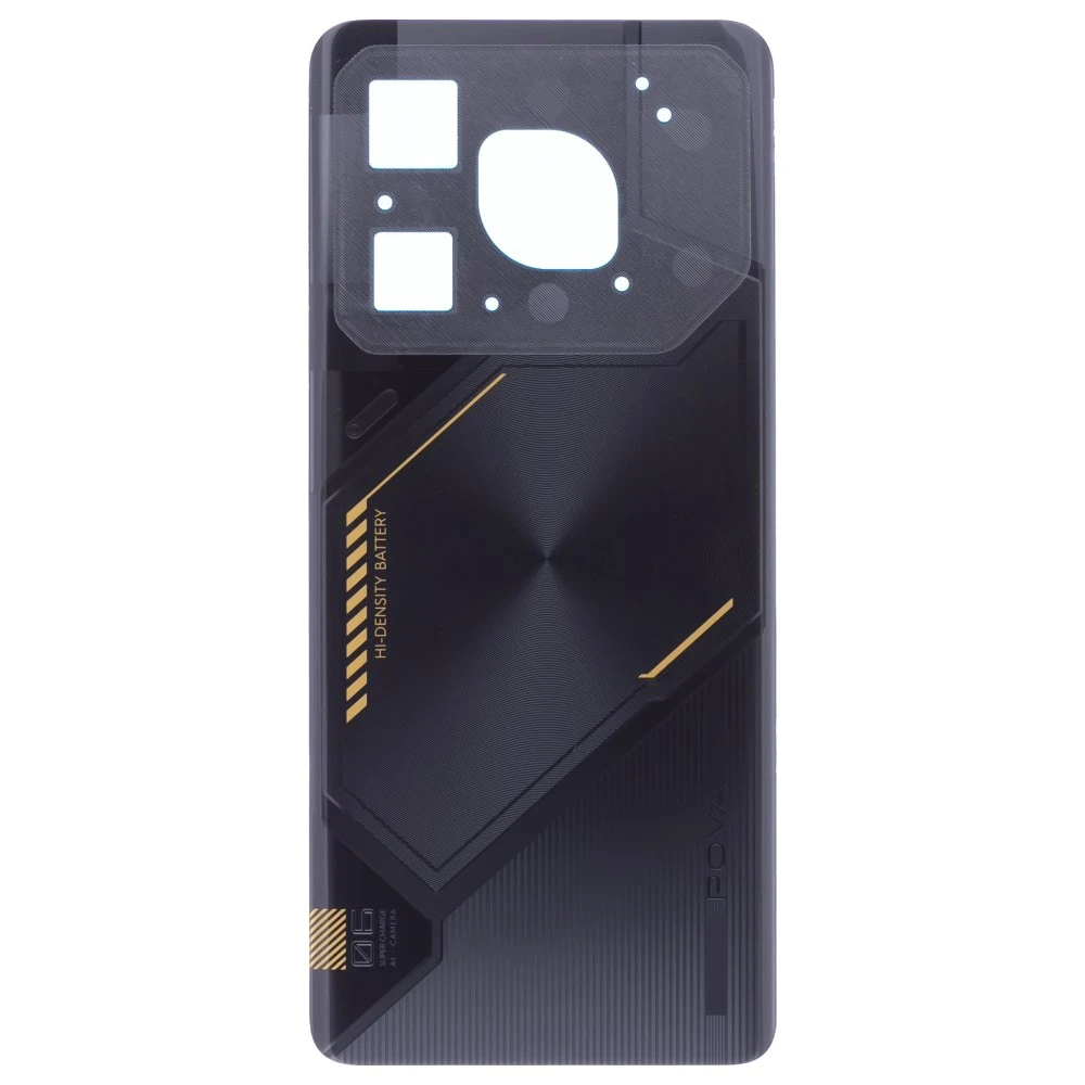 Задняя крышка для Tecno Pova 6 Neo 4G (LI6) (черный) фото №1