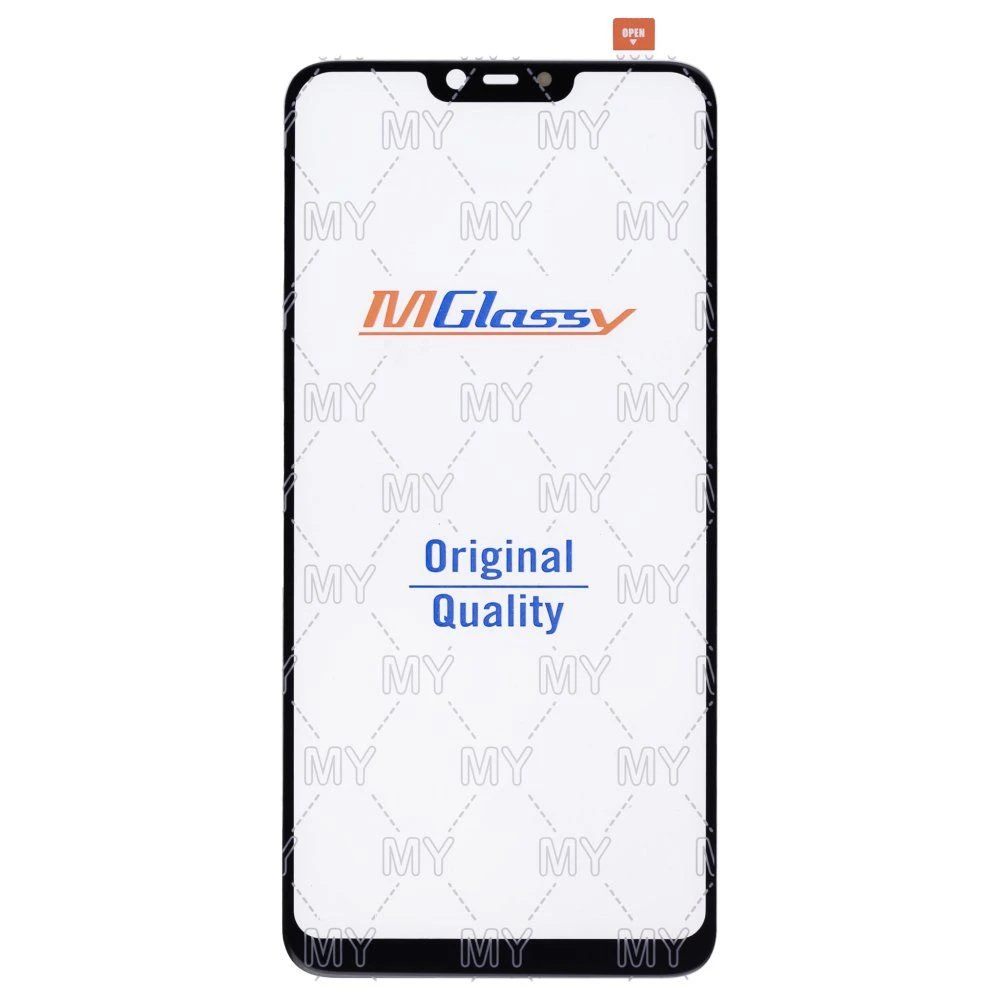 Стекло модуля для OPPO A3s (CPH1803) / A5 (CPH1809) + OCA (черный) (Musttby) фото №1