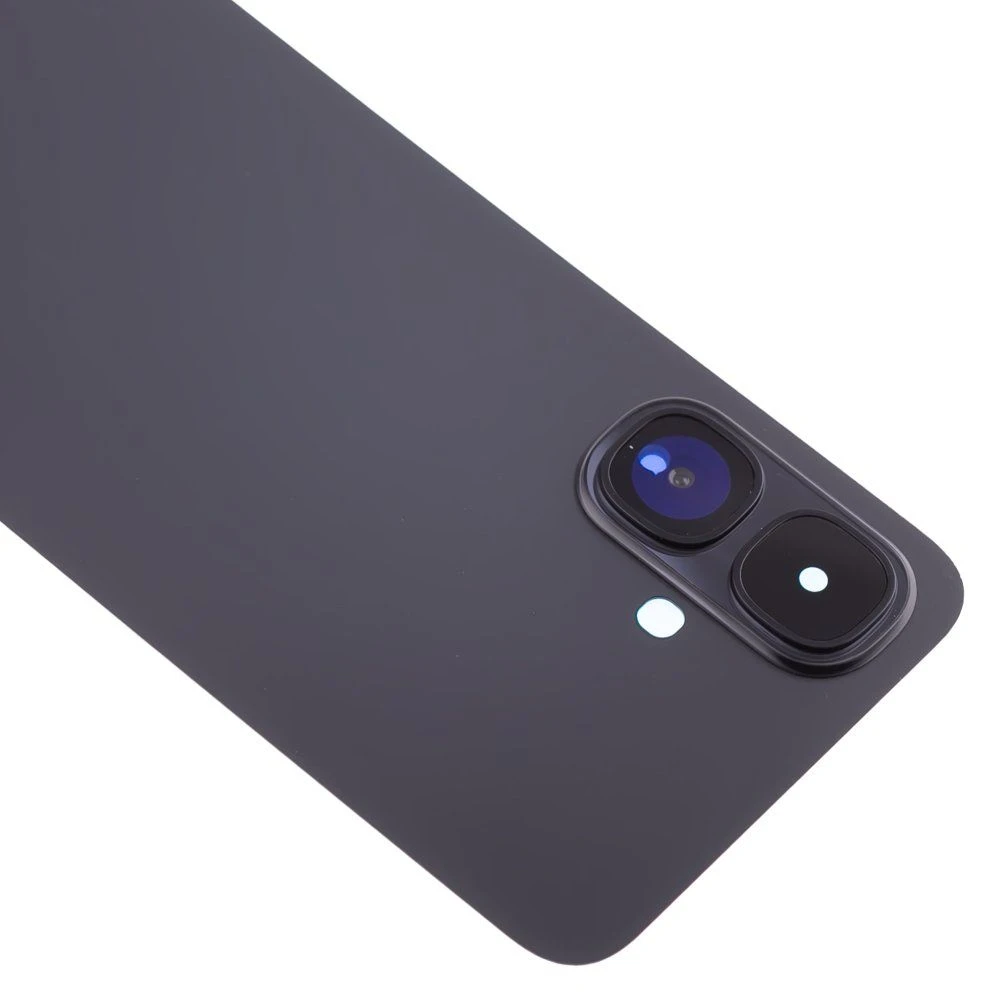 Задняя крышка для Infinix Smart 10 (X6725) (черный) (в сборе со стеклом камеры) фото №3