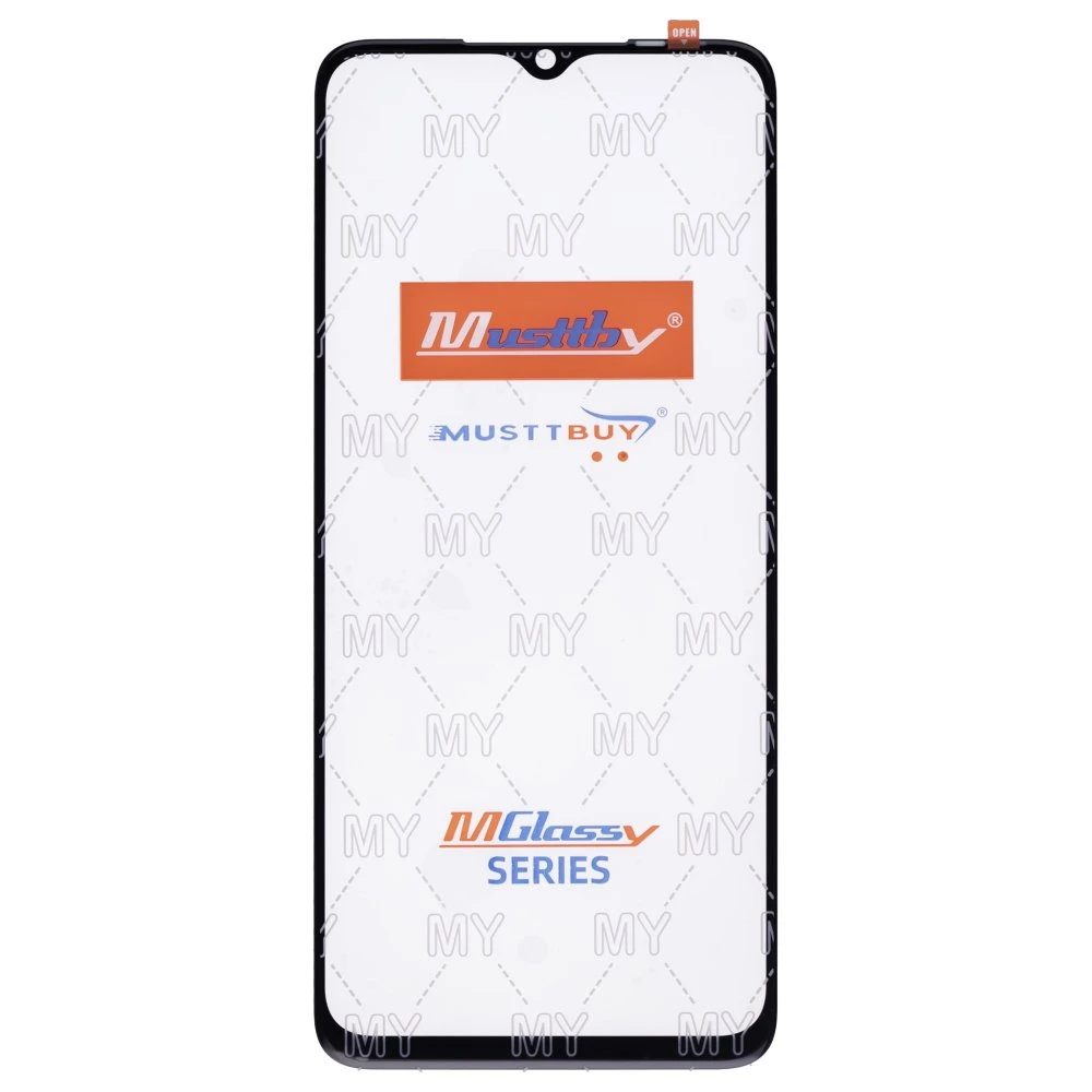 Стекло модуля для Infinix Hot 30i (X669) / Smart 7 Plus (X6517) / Tecno Pop 7 (BF6) / Itel S23 (S665LN) (черный) + OCA (черный) (Musttby) фото №1