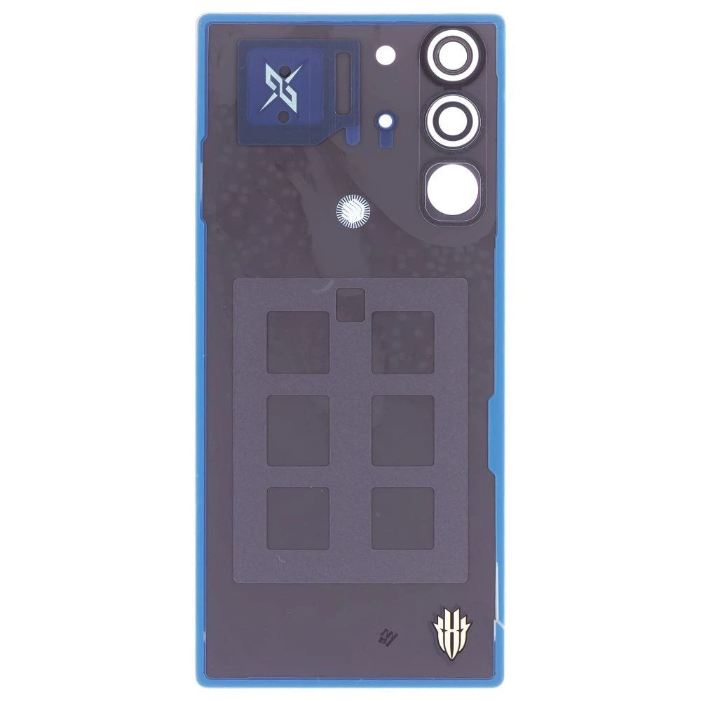 Задняя крышка для ZTE Nubia Red Magic 10S Pro (NX789J) (черный) (в сборе со стеклом камеры) фото №2