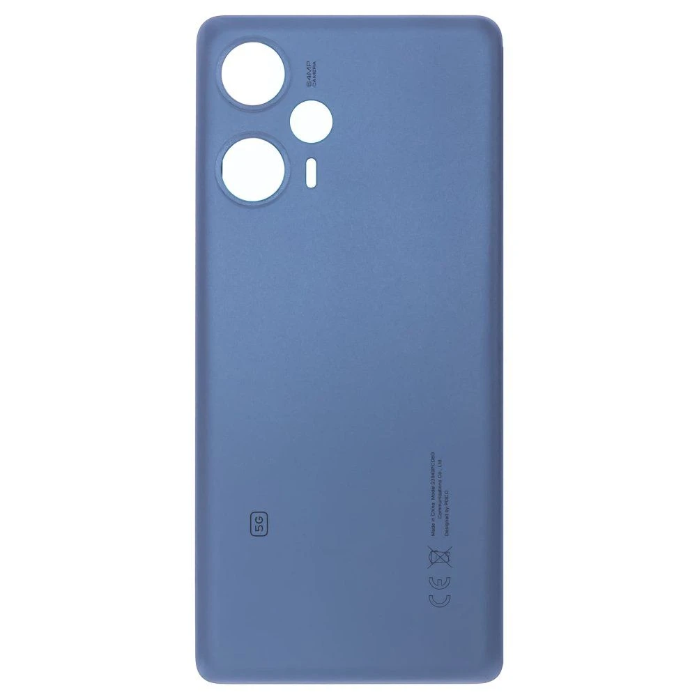 Задняя крышка для Xiaomi Poco F5 (23049PCD8G) (синий) фото №1