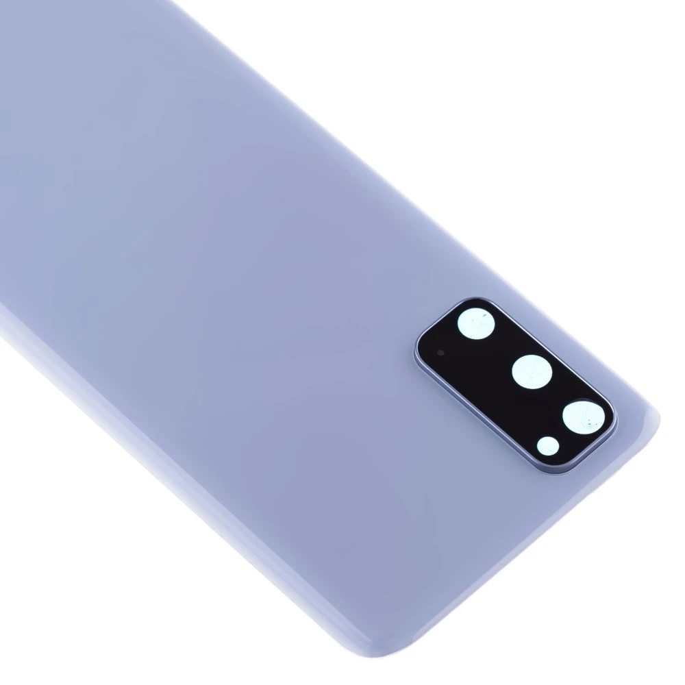 Задняя крышка для Samsung G980 Galaxy S20 (голубой) (в сборе со стеклом камеры) фото №3