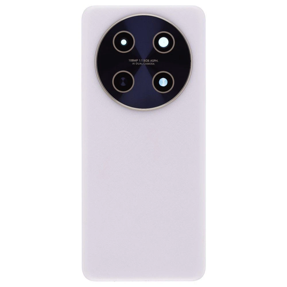 Задняя крышка для Huawei Nova 13i (CTR-L91) (белый) (в сборе со стеклом камеры) фото №1