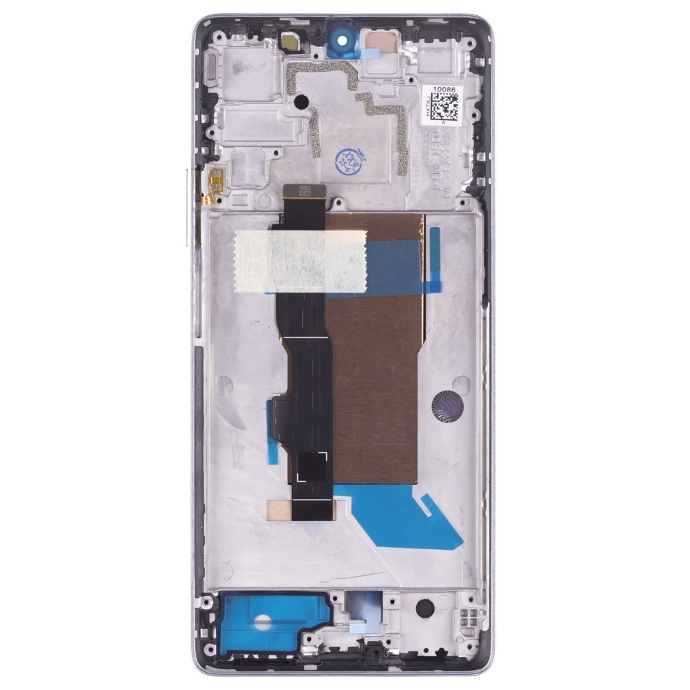 Дисплей для Xiaomi Poco F5 (23049PCD8G) / Redmi Note 12 Turbo (23049RAD8C) + тачскрин (серебристый) (в рамке) (ORIG100) (SP) фото №2