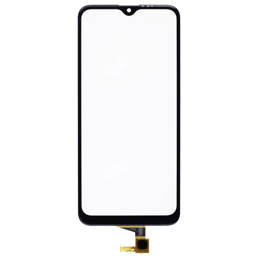 Стекло модуля для OPPO A1k (CPH1923) / Realme C2 (RMX1941) + OCA (черный)  фото №1