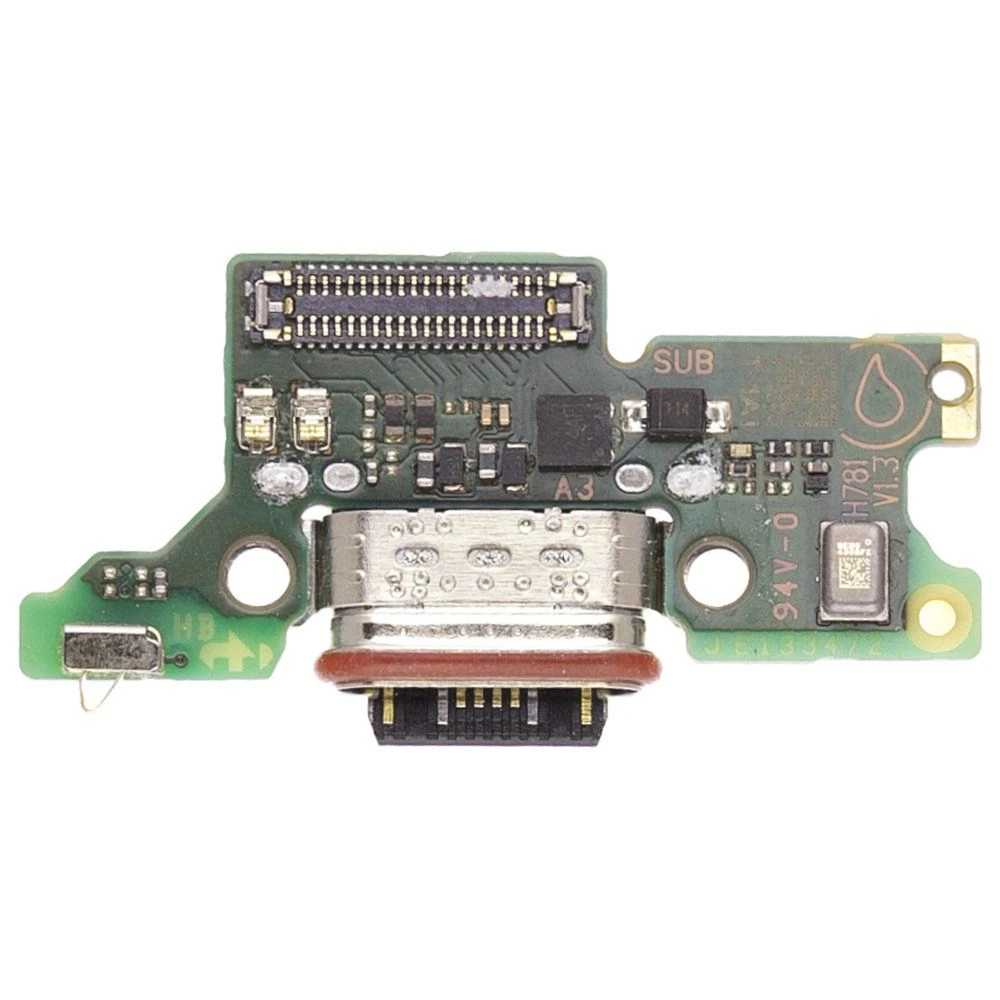 Нижняя плата для Tecno Camon 40 Pro 5G (CM7) с комп. + разъем зарядки + микрофон + разъем SIM (ORIG100) фото №1