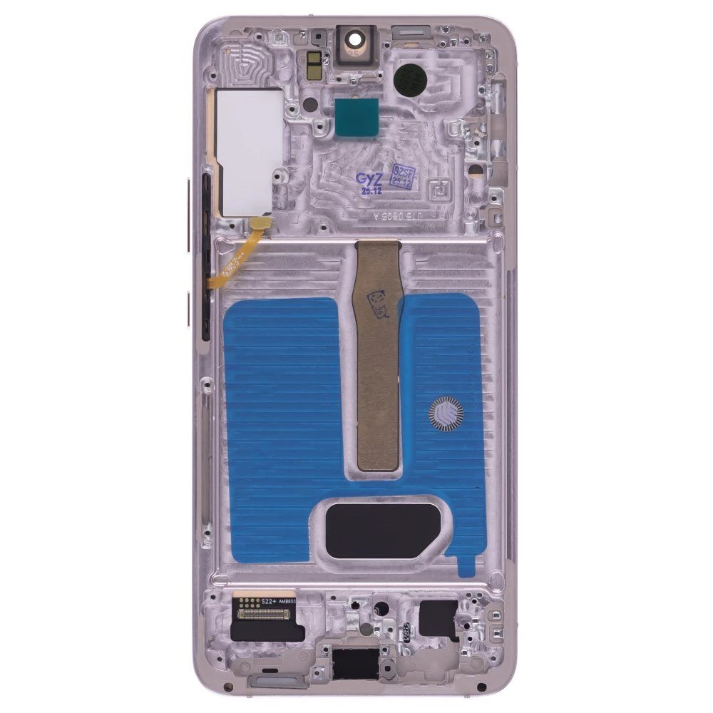 Дисплей для Samsung S906 Galaxy S22+ + тачскрин (розовый) (в рамке) (OLED) (Full Size) фото №2