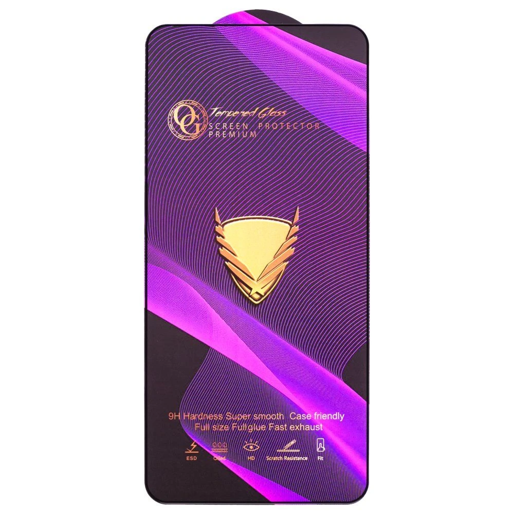 Защитное стекло OG Glass (3 в 1) для Samsung S906 Galaxy S22+ / S916 Galaxy S23+ (черный) фото №1