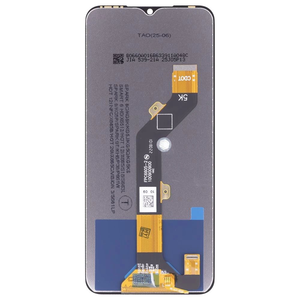 Дисплей для Tecno Spark 8C (KG5N) / Itel Vision 3 (S661LPN) + тачскрин (черный) (ORIG) фото №2