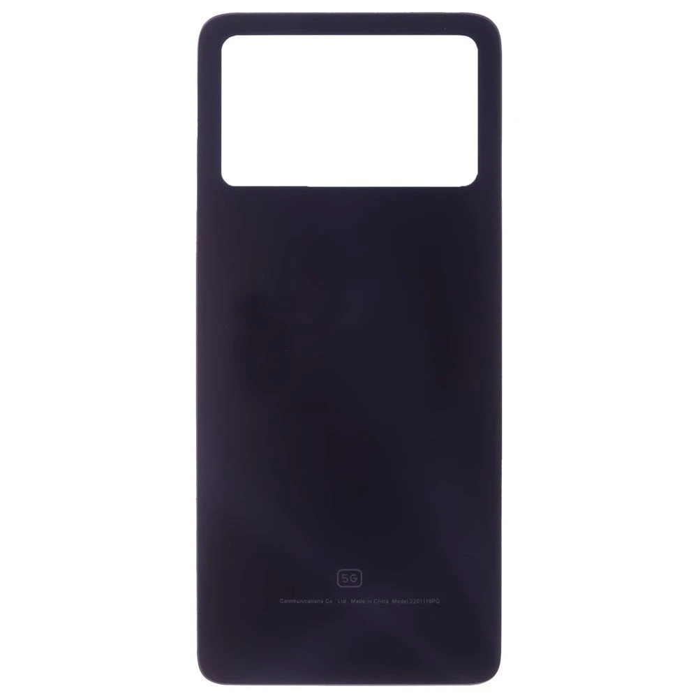 Задняя крышка для Xiaomi Poco X4 Pro 5G (2201116PG) (черный) фото №1
