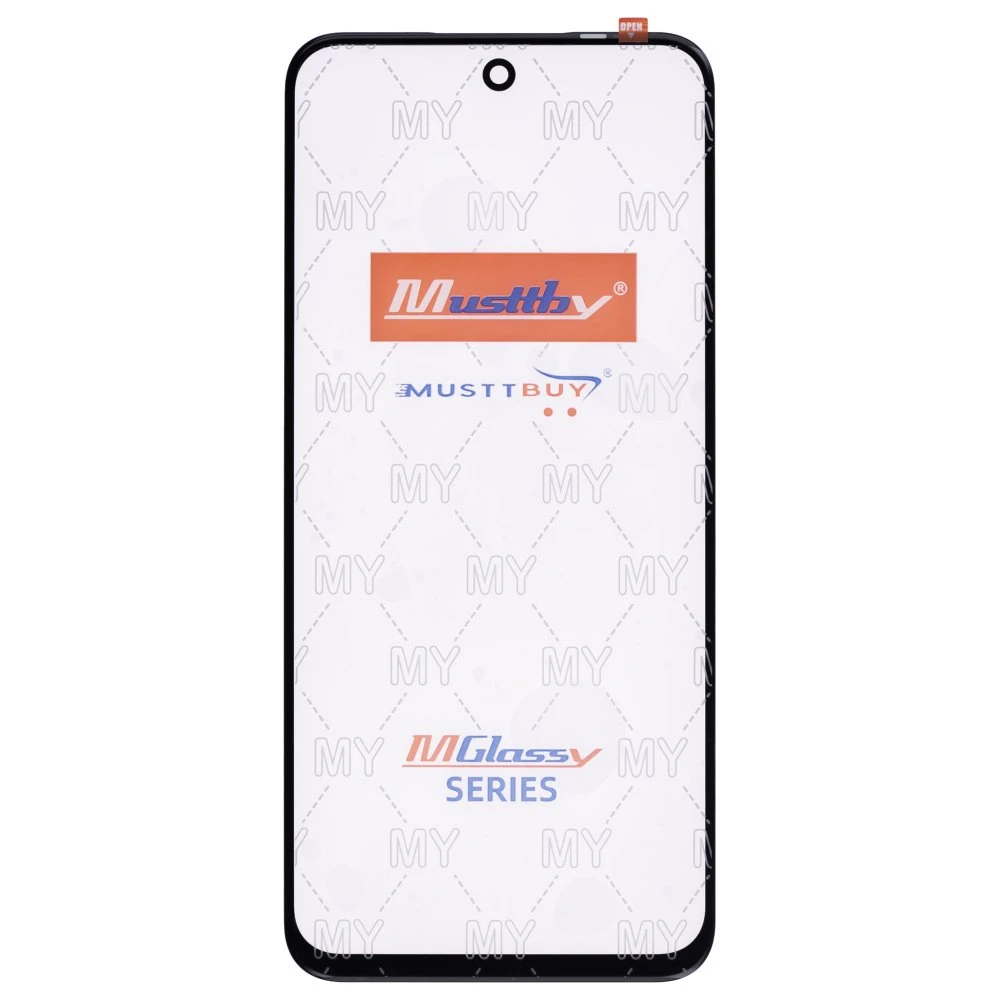 Стекло модуля для Infinix Hot 50 4G (X6882) + OCA (черный) (Musttby) фото №1