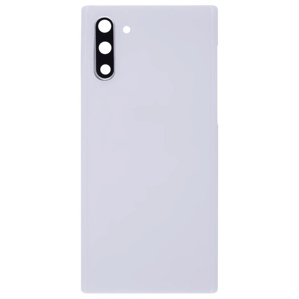 Задняя крышка для Samsung N970 Galaxy Note 10 (белый) (в сборе со стеклом камеры) фото №1