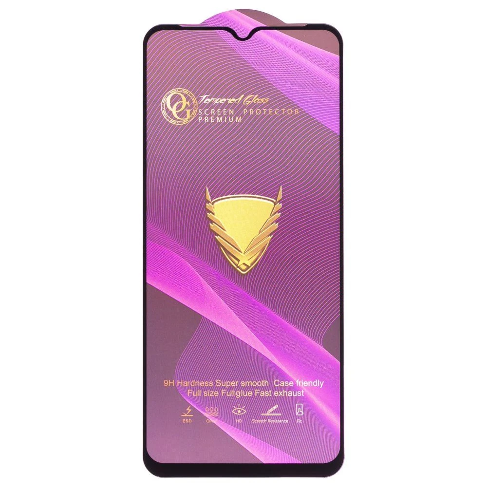 Защитное стекло OG Glass (3 в 1) для Infinix Smart 6 (X6511) (черный) фото №1