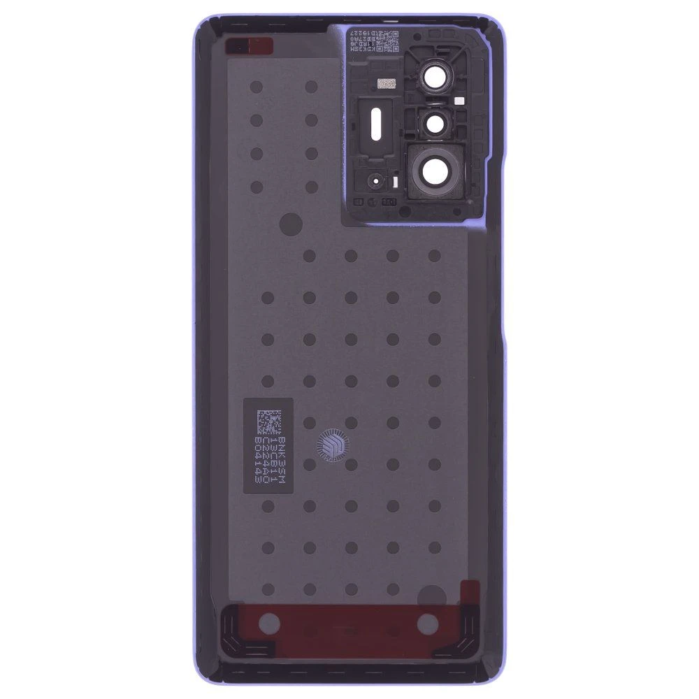 Задняя крышка для Xiaomi 11T (21081111RG) (голубой) (в сборе со стеклом камеры) (ORIG100) фото №2