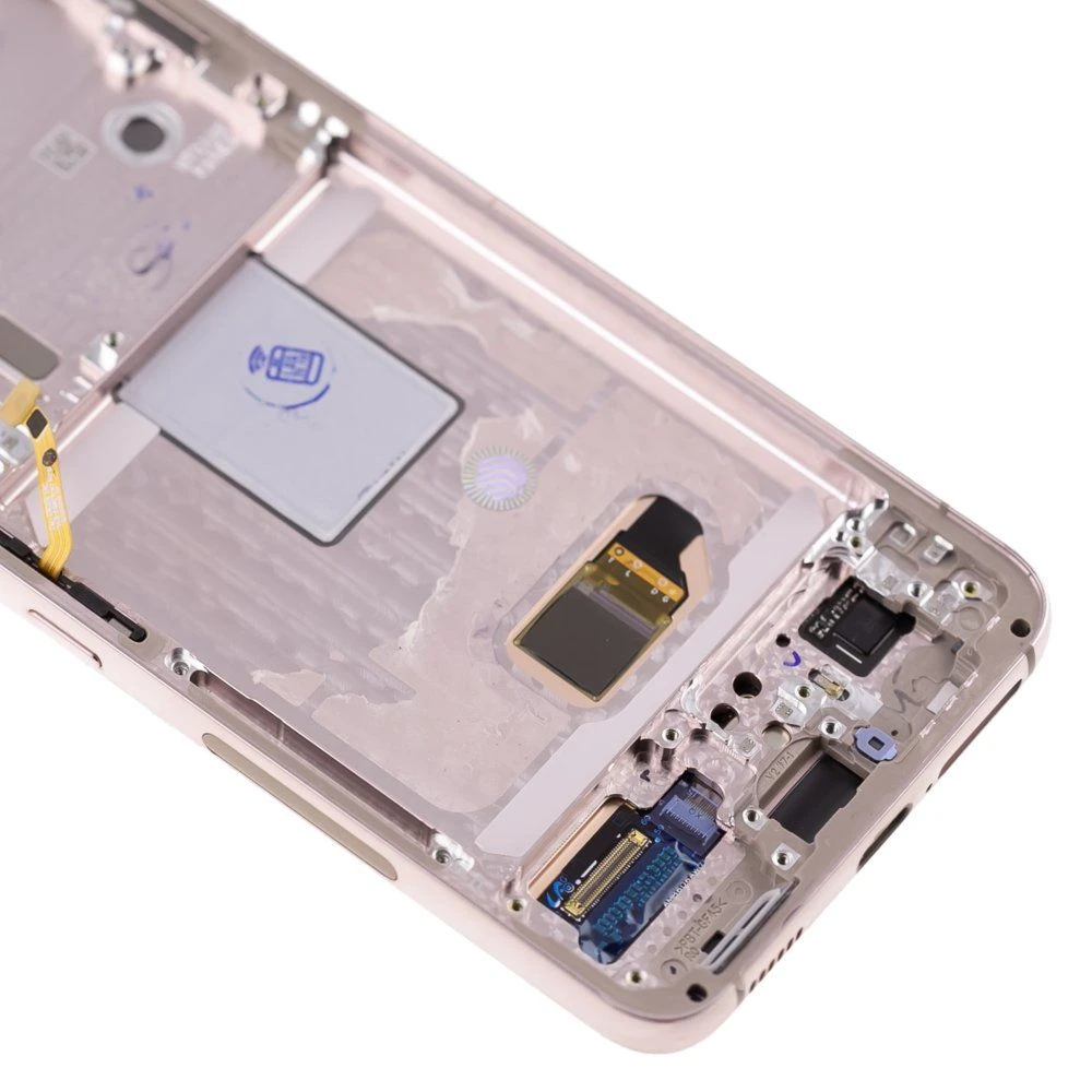 Дисплей для Samsung S901 Galaxy S22 + тачскрин (розовый) (в рамке) (ORIG100) (возможен дефект ЛКП) фото №4