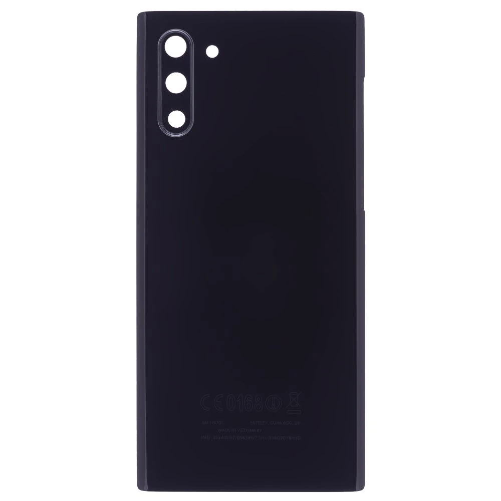Задняя крышка для Samsung N970 Galaxy Note 10 (черный) (в сборе со стеклом камеры) фото №1