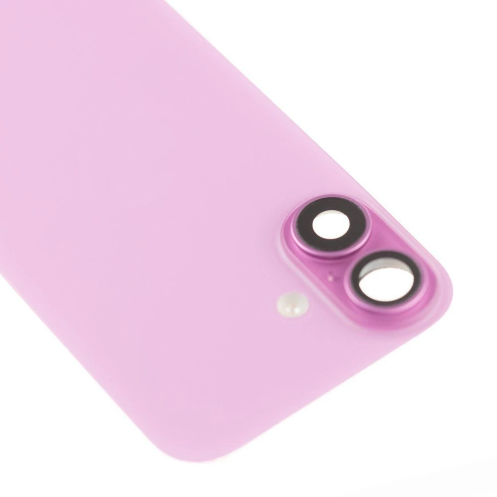 Задняя крышка для Apple iPhone 16 (розовый) (в сборе) (ORIG100) (Снятый) (возможен дефект ЛКП) фото №3