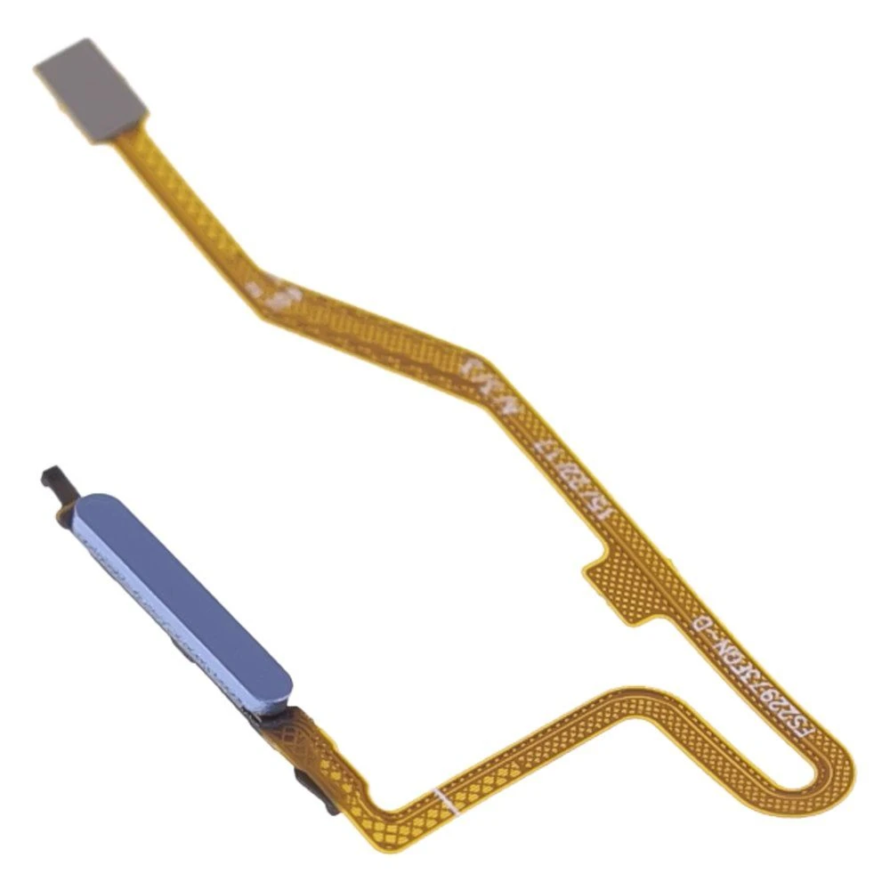 Шлейф для Xiaomi Poco X4 GT (22041216G) с комп. + сканер отпечатка пальца (кнопка включения) (синий) фото №3