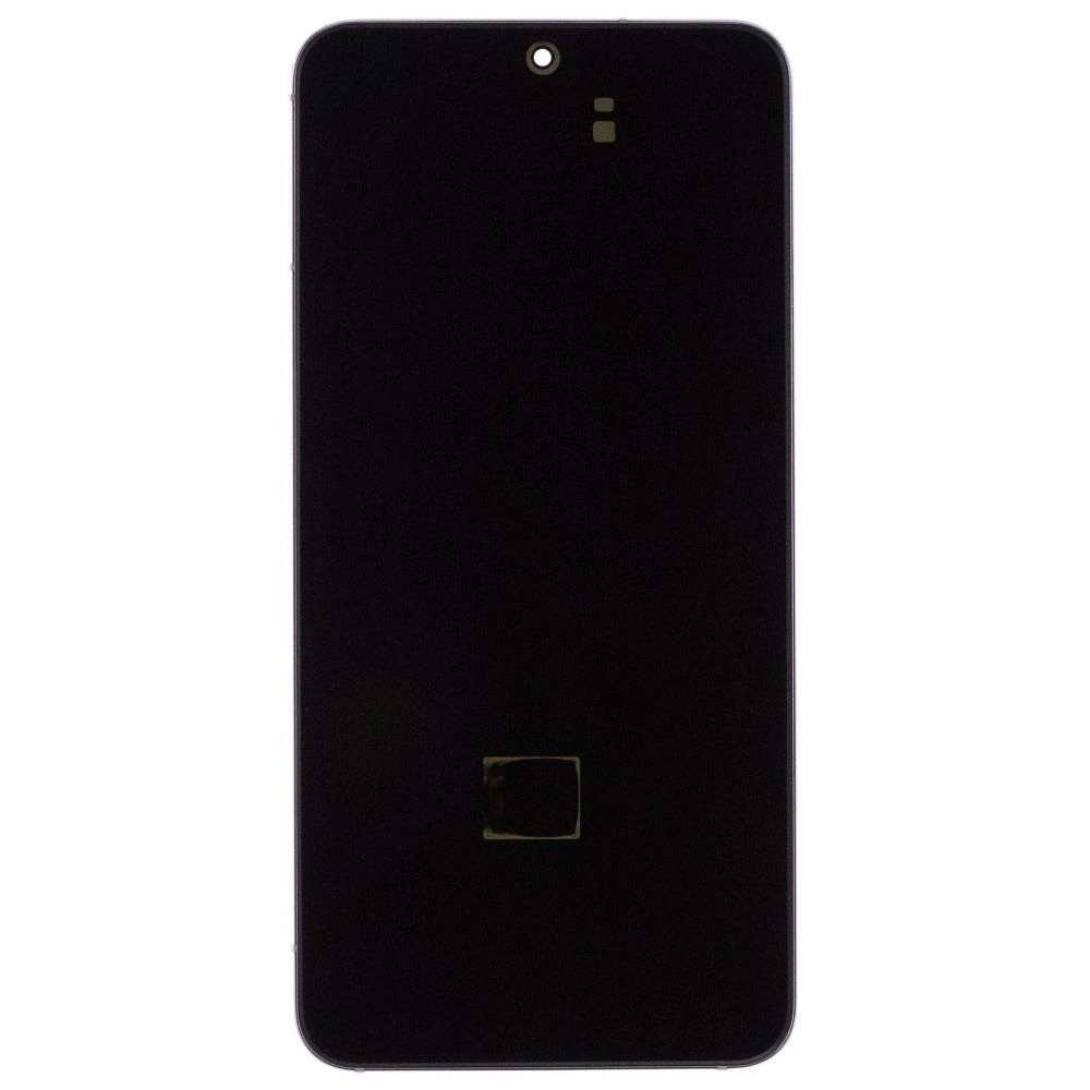Дисплей для Samsung S901 Galaxy S22 + тачскрин (серебристый) (в рамке) (ORIG100) (возможен дефект ЛКП) фото №1