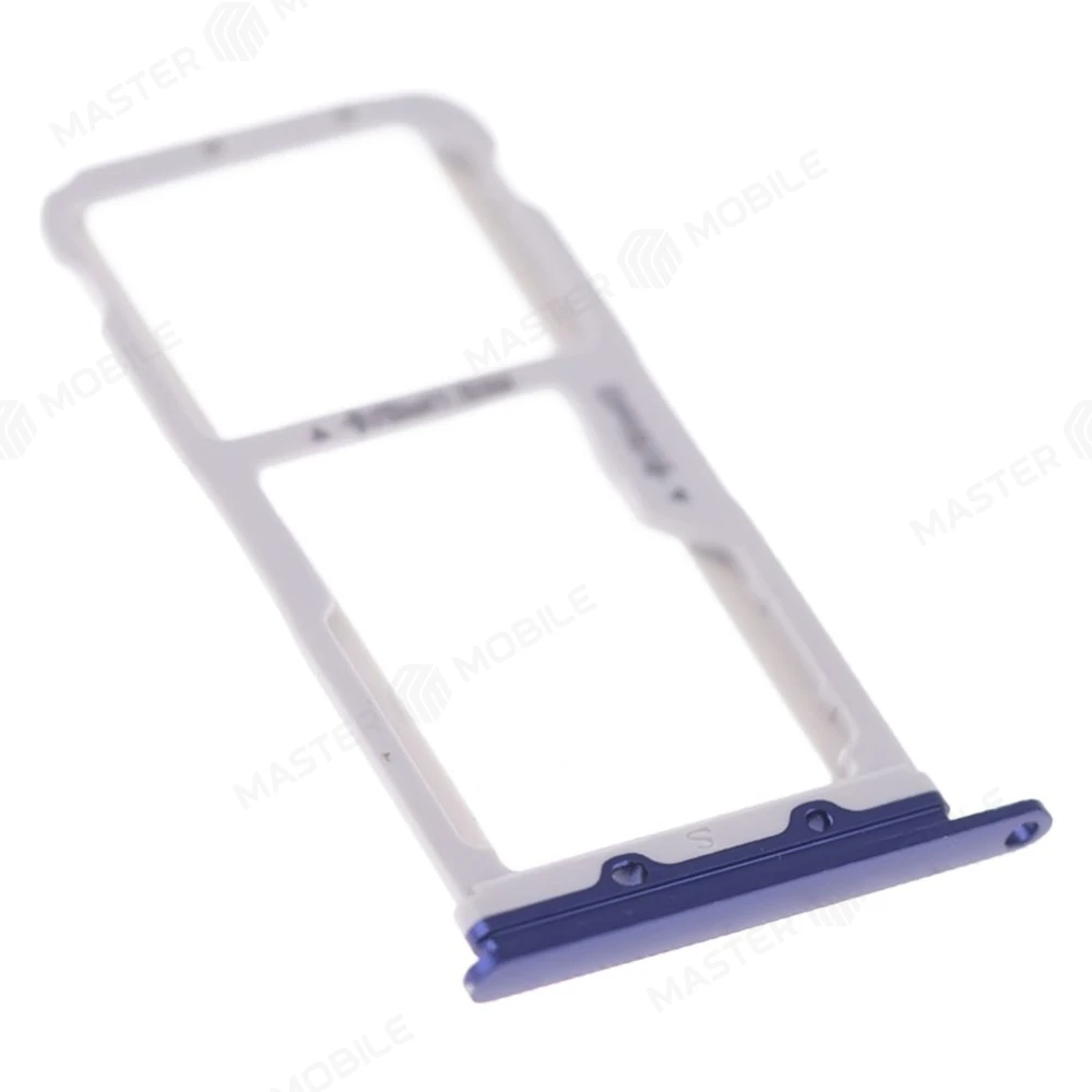 Держатель сим-карты для Huawei Honor 9/9 Premium (STF-L09) (синий) фото №3