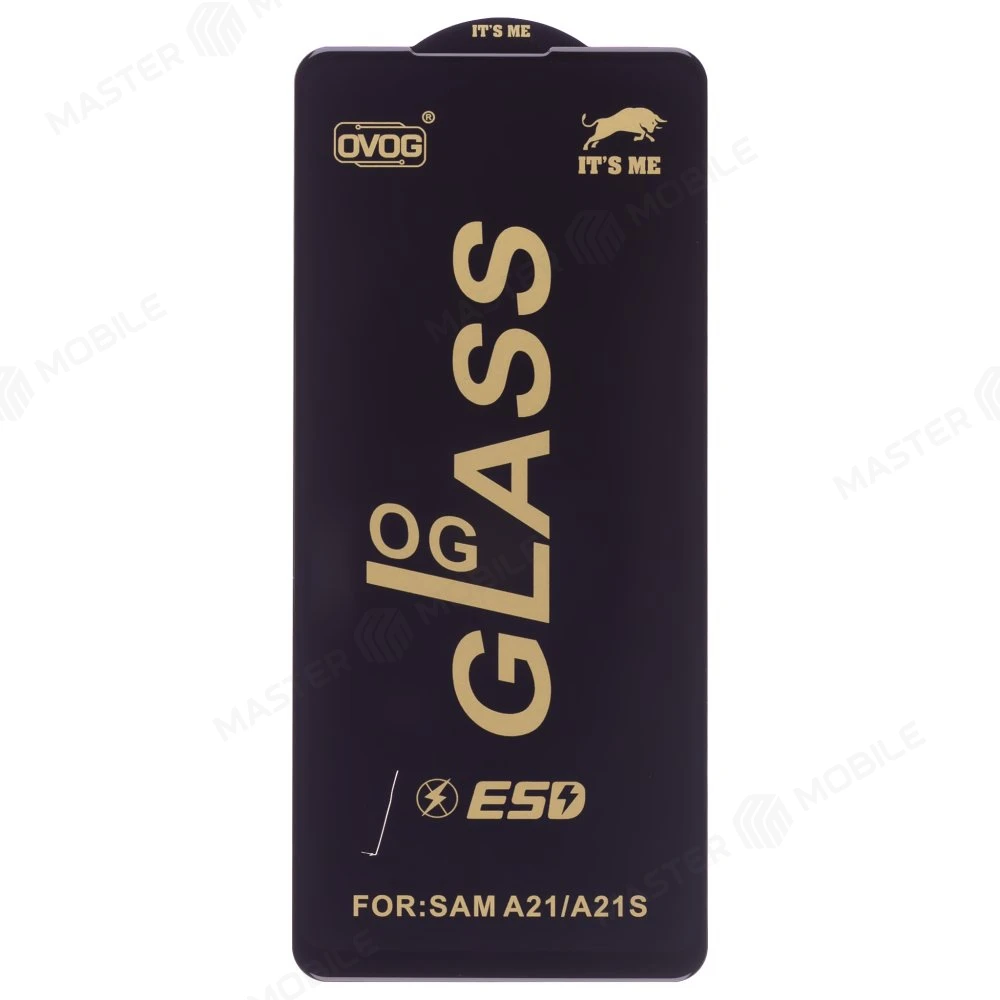 Защитное стекло OG Glass для Samsung A215 Galaxy A21 / A217 Galaxy A21s (черный) фото №1