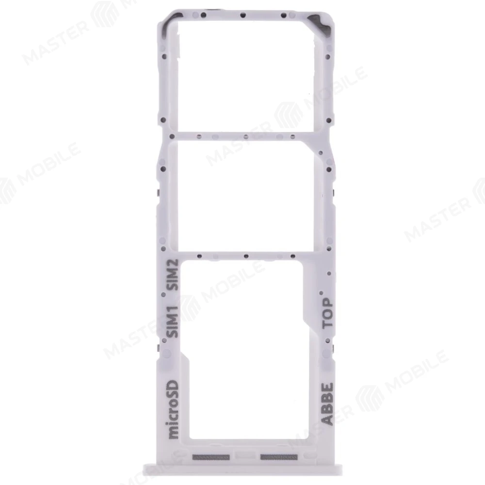 Держатель сим-карты для Samsung A225 Galaxy A22 / Realme C11 (RMX2185) (белый) фото №1