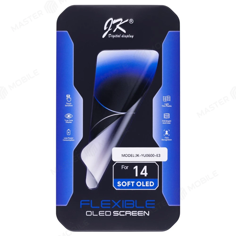 Дисплей для Apple iPhone 14 + тачскрин (черный) (JK) (Soft Oled) (площадка под IC) фото №5