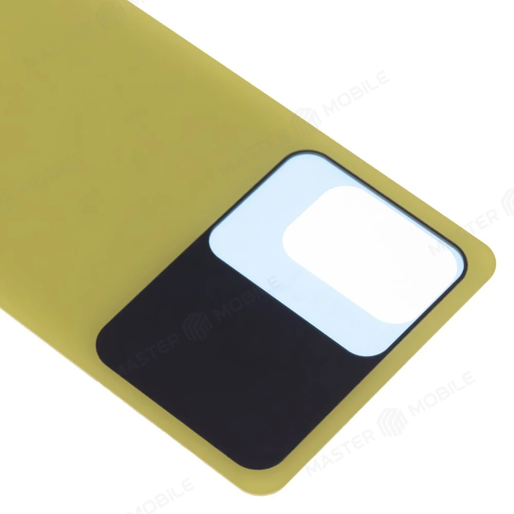 Задняя крышка для Xiaomi Poco X5 Pro 5G (22101320G) (желтый) фото №3