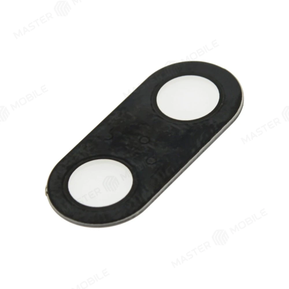 Стекло задней камеры для Samsung M105 Galaxy M10 (без рамки) (черный) фото №2