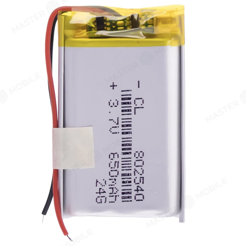 Аккумулятор универсальный 800 mAh (8*25*40 mm) (802540P) фото №1