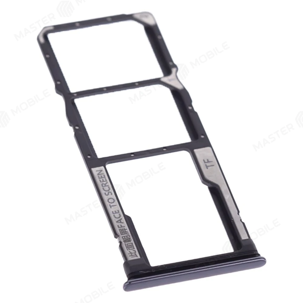 Держатель сим-карты для Xiaomi Redmi Note 10 Pro 4G (M2101K6G) (черный) фото №3