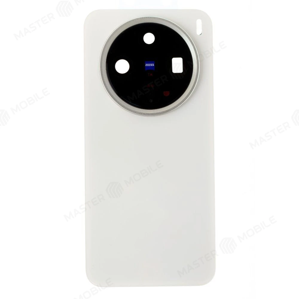 Задняя крышка для Vivo X200 Pro mini (V2419A) (белый) (в сборе со стеклом камеры) (ORIG100) фото №1