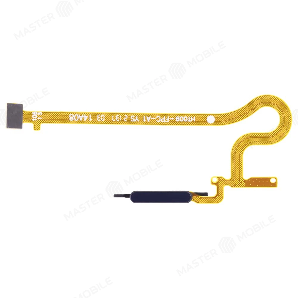 Шлейф для Vivo Y33s (V2109) с комп. + сканер отпечатка пальца (черный)  фото №1