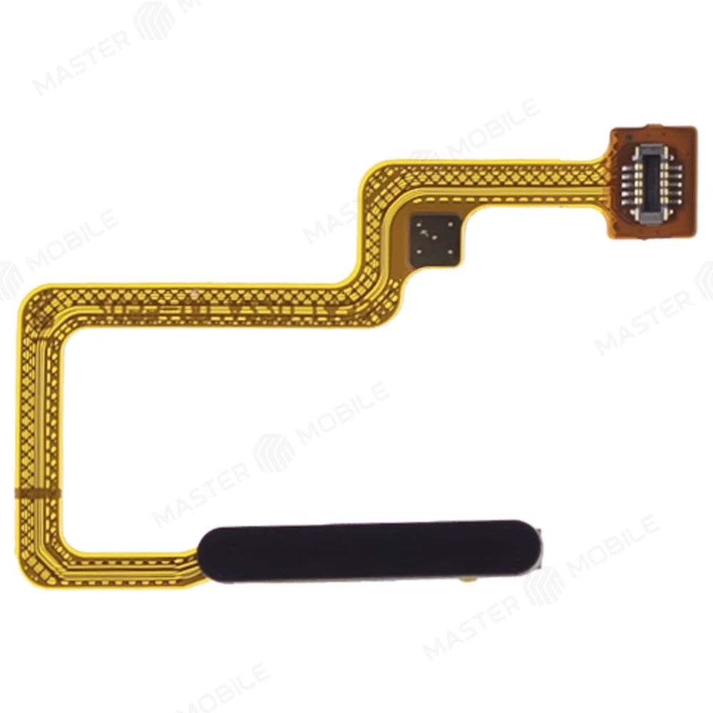 Шлейф для Xiaomi Poco F4 (22021211RG) с комп. + сканер отпечатка пальца (на кнопку включения) (серый) фото №1