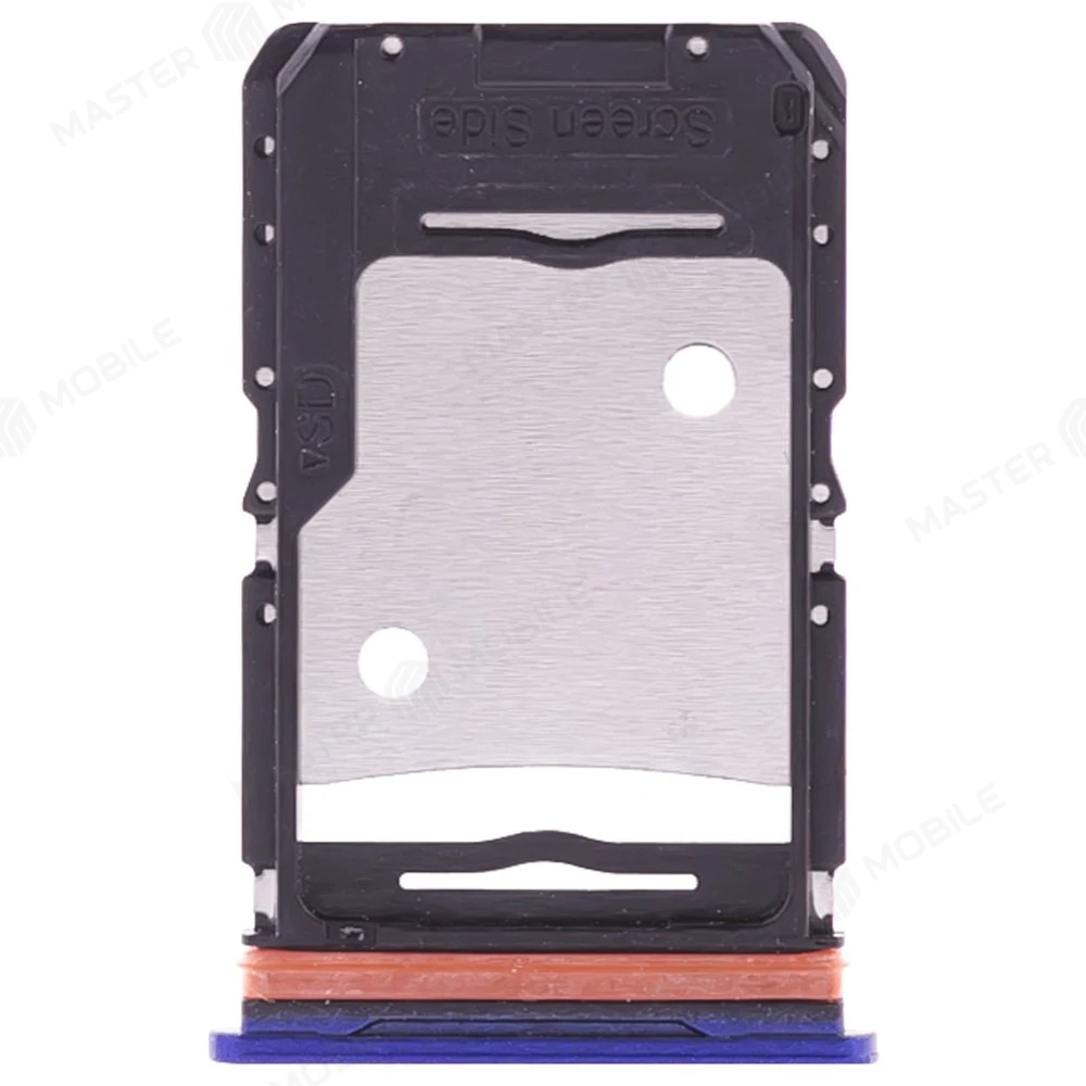 Держатель сим-карты для Tecno Pova 4 Pro (LG8n) (синий) фото №2