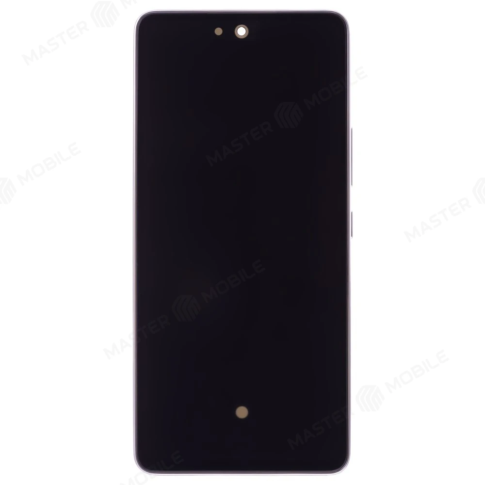 Дисплей для Samsung A536 Galaxy A53 5G + тачскрин (серебристый) (в рамке) (ORIG100) (SP) фото №1