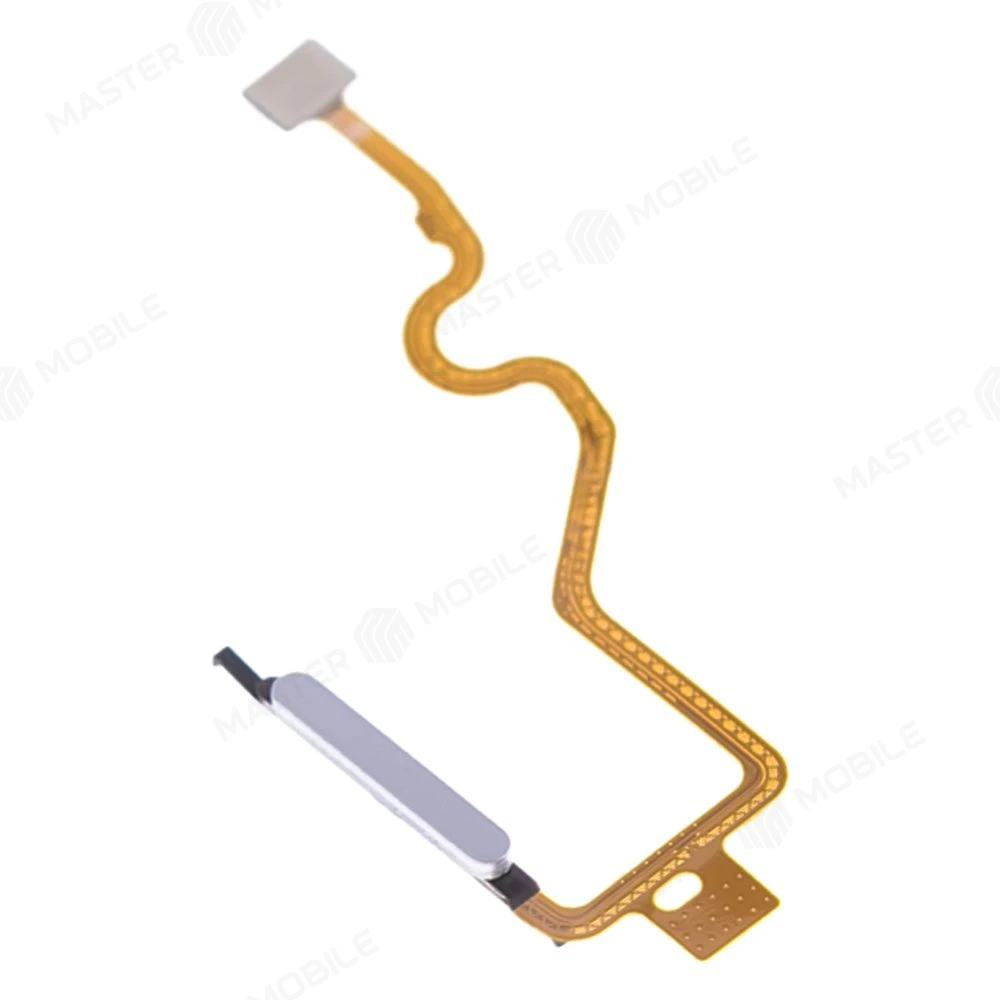 Шлейф для Infinix Hot 30 Play (X6835B) с комп. + сканер отпечатка пальца (белый) фото №3