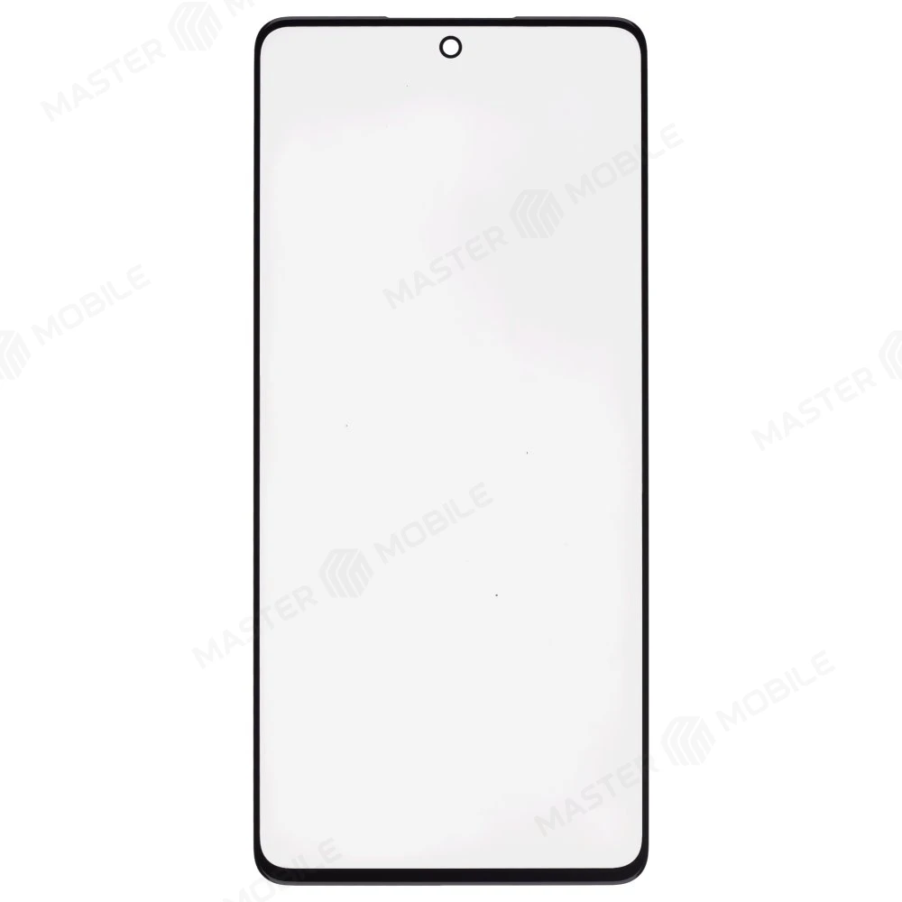 Стекло модуля для Samsung A725 Galaxy A72 + OCA (черный)  фото №1