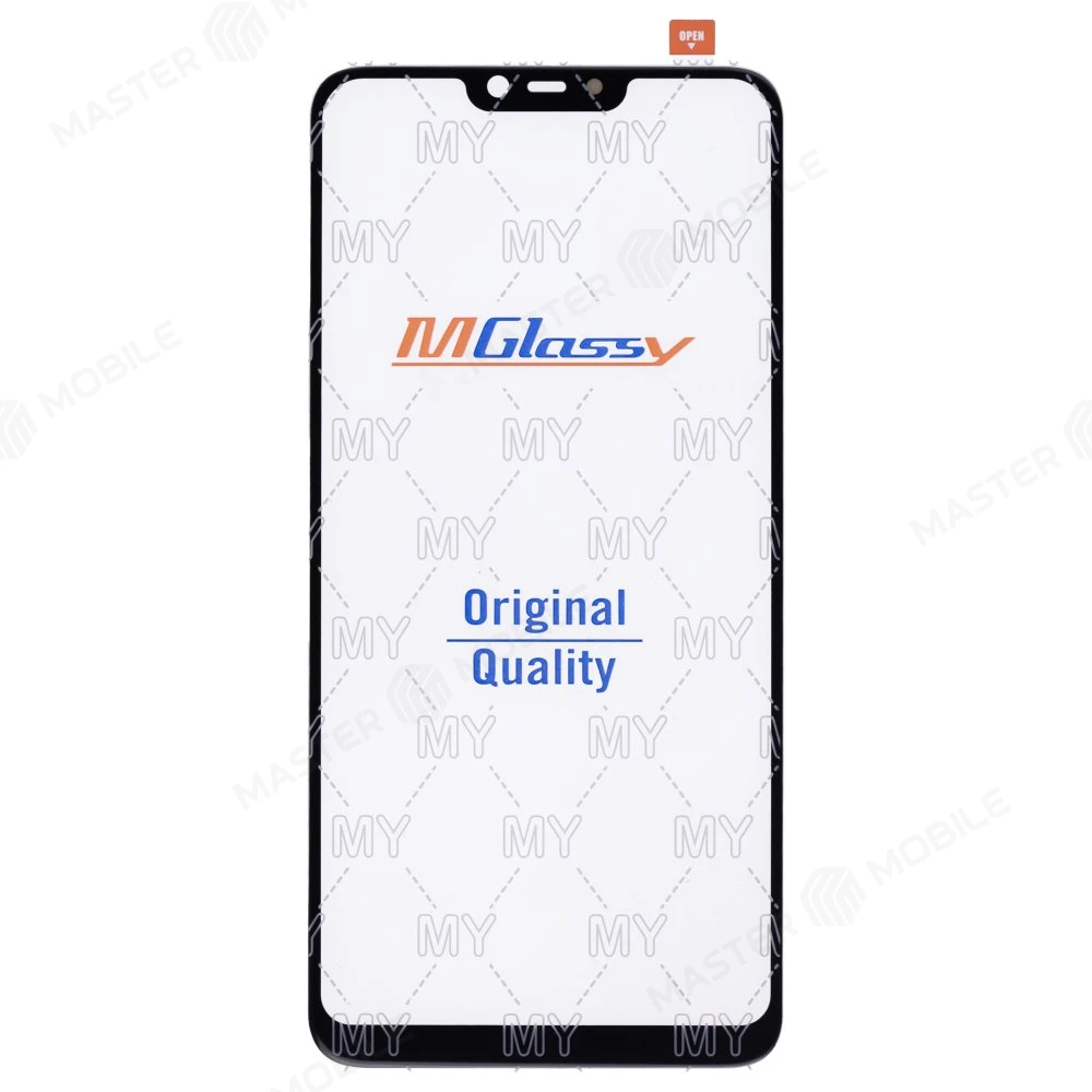 Стекло модуля для OPPO A3s (CPH1803) / A5 (CPH1809) + OCA (черный) (Musttby) фото №1