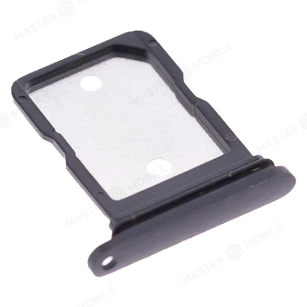 Держатель сим-карты для Google Pixel 5 (GD1YQ/GTT9Q/G5NZ6) (черный) фото №3