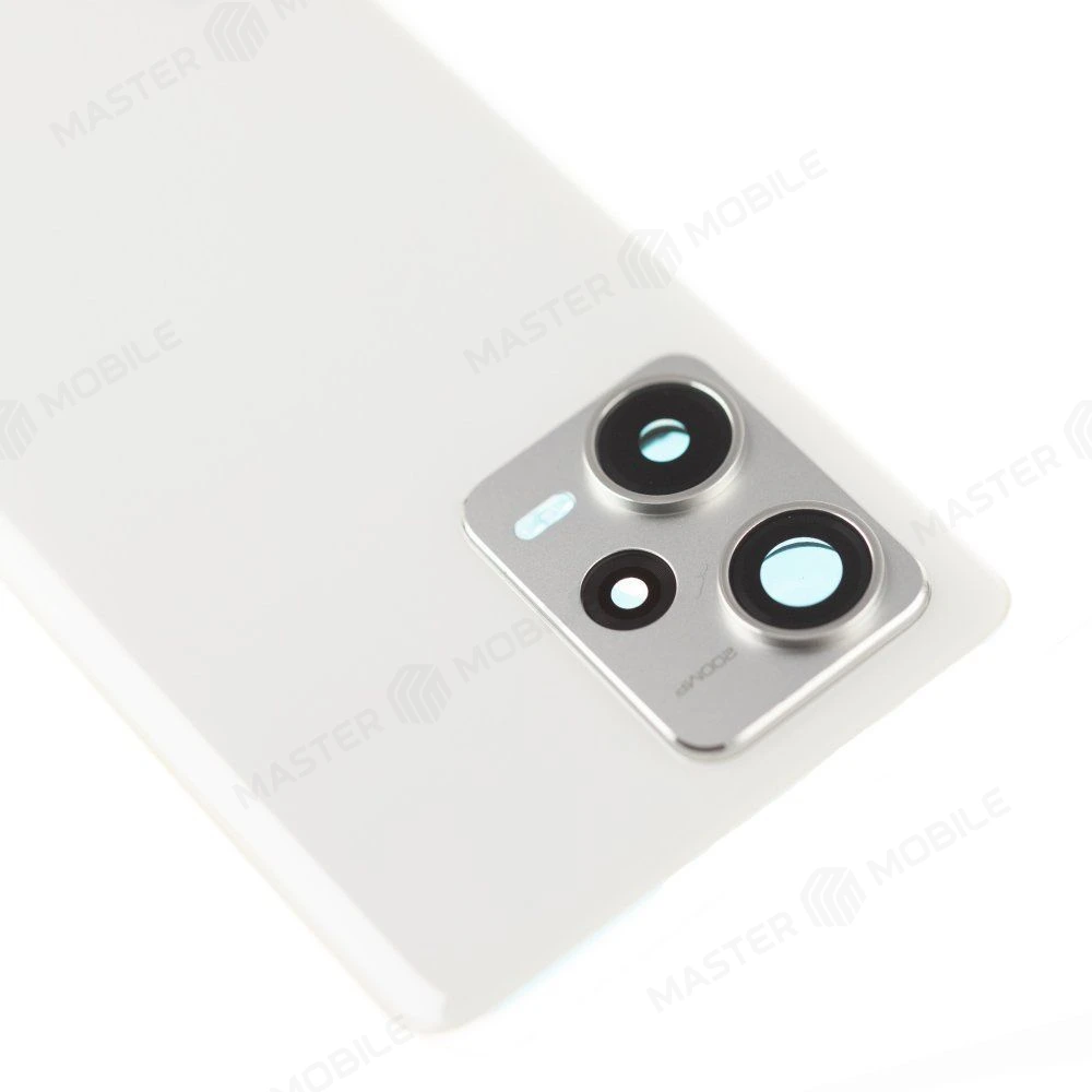 Задняя крышка для Xiaomi Redmi Note 12 Pro+ 5G (22101316UG) (белый) (в сборе со стеклом камеры) (ORIG100)  фото №3