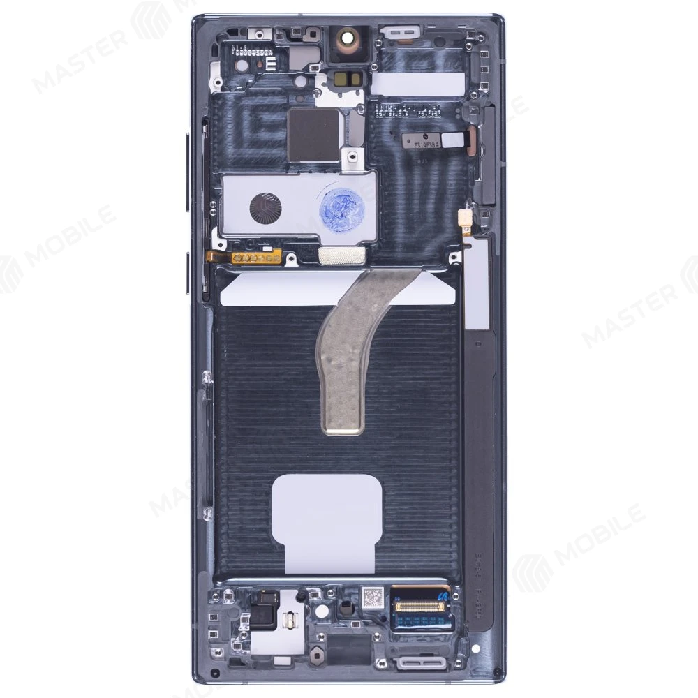 Дисплей для Samsung S908 Galaxy S22 Ultra + тачскрин (зеленый) (в рамке) (ORIG100) (возможен дефект ЛКП) фото №2