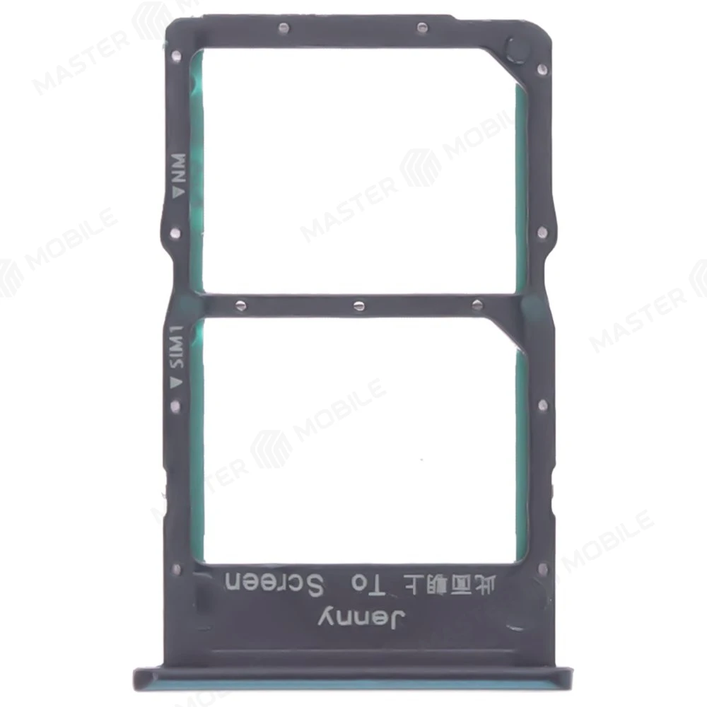 Держатель сим-карты для Huawei P40 Lite (JNY-LX1) (зеленый) фото №1