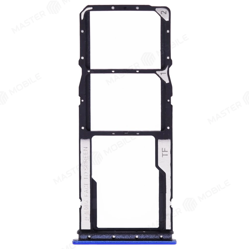 Держатель сим-карты для Xiaomi Redmi 10A (220233L2G) (синий) фото №1