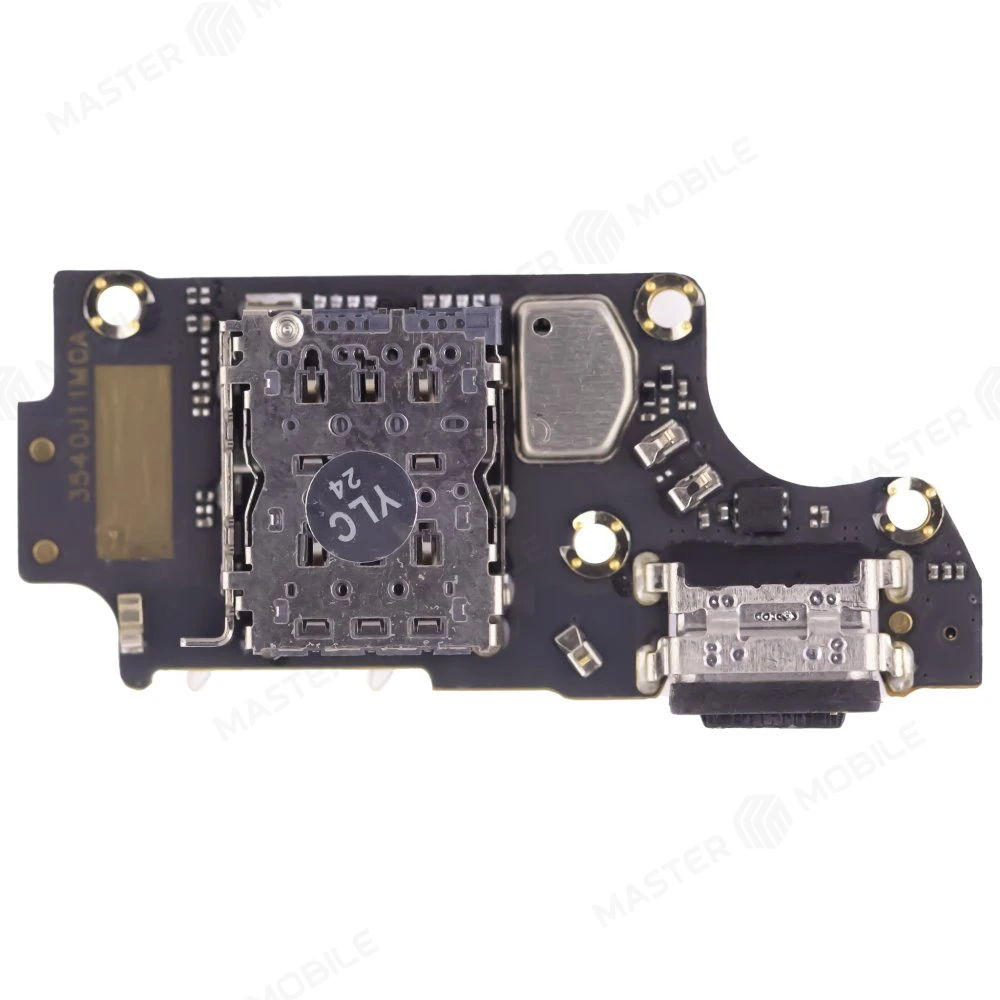 Нижняя плата для Xiaomi Poco F2 Pro (M2004J11G) / Redmi K30 Pro с комп. + разъем зарядки + микрофон + разьем SIM (ORIG100) фото №2