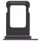 Держатель сим-карты для Apple iPhone 14 Pro / iPhone 14 Pro Max (черный) фото №1