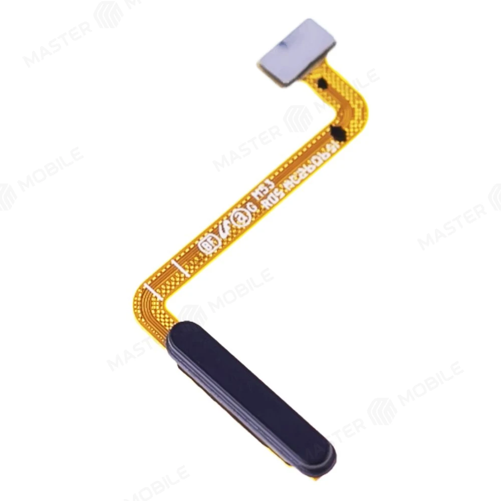 Шлейф для Samsung M536 Galaxy M53 5G с комп. + сканер отпечатка пальца (кнопка включения) (черный)  фото №3