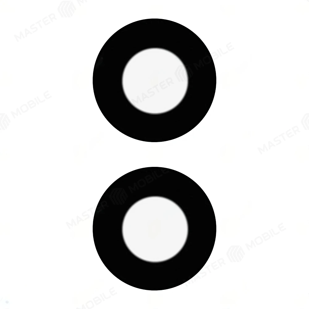 Стекло задней камеры для Samsung F711 Galaxy Z Flip 3 (без рамки) (черный) 